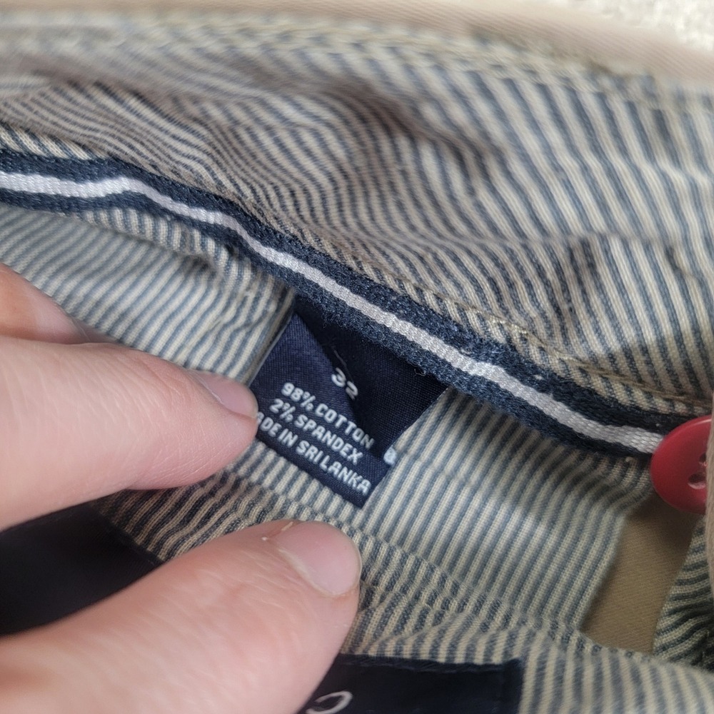 Cremieux Cassis Garment Dyed Shorts‎ Mens 10" Inseam Khaki Beige Size 32 NWT - Picture 3 of 7